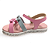 Sandália Infantil Menina Molekinha - 2724.124 - Rosa-Azul - Imagem 2