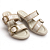 Tamanco Feminino Piccadilly Salto Bloco - 566076-3 - Branco Off - Imagem 3