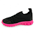 Tênis Infantil Menina Novopé Calce Fácil - 10001283-2585 - Preto-Pink - Imagem 2