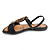 Sandália Feminina Mississipi Rasteira - MF302 - Preto - Imagem 2