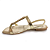 Sandália Feminina Mississipi Rasteira - MF311 - Dourado - Imagem 2