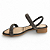 Sandália Feminina Mississipi Salto Baixo - ME133 - Preto - Imagem 2