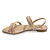 Sandália Feminina Mississipi Rasteira - MF652 - Bege - Imagem 2
