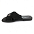 Chinelo Feminino Petite Jolie Rasteira - PJ7611-02305 - Preto-Prata - Imagem 2