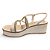 Sandália Feminina Mississipi Anabela - ME673 - Branco Off-Bege - Imagem 2