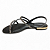 Sandália Feminina Beira Rio Rasteira - 8263.969 - Preto - Imagem 2