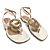 Sandália Feminina Beira Rio Rasteira - 8560.104 - Branco Off - Imagem 3