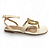 Sandália Feminina Beira Rio Rasteira - 8560.104 - Branco Off - Imagem 1