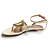 Sandália Feminina Beira Rio Rasteira - 8560.104 - Branco Off - Imagem 2