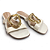 Rasteira Feminina Beira Rio - 8560.101 - Branco Off - Imagem 3