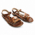Sandália Feminina Andacco Couro - 12394 - Marrom - Imagem 3