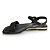 Sandália Feminina Moleca Rasteira - 5559.101 - Preto - Imagem 2
