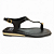 Sandália Feminina Moleca Rasteira - 5559.103 - Preto - Imagem 1