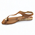 Sandália Feminina Moleca Rasteira - 5559.103 - Camel - Imagem 2