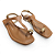 Sandália Feminina Moleca Rasteira - 5559.103 - Camel - Imagem 3