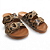 Chinelo Feminino Moleca Birken Onça - 5436.441 - Camel - Imagem 3