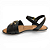 Sandália Feminina Moleca Rasteira - 5297.473 - Preto - Imagem 2