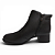 Bota Feminina Dakota Salto Grosso Couro - D2782 - Preto - Imagem 2