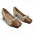 Sapato Feminino Beira Rio Salto Grosso - 4337.103 - Branco Off-Camel - Imagem 3