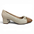 Sapato Feminino Beira Rio Salto Grosso - 4337.103 - Branco Off-Camel - Imagem 1