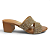 Tamanco Feminino Vizzano Salto Bloco - 6291.1196 - Dourado - Imagem 1