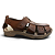 Sandália Masculina Pegada Couro - 132256-02 - Marrom - Imagem 1