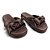 Chinelo Feminino Moleca Papete - 5490.232 - Marrom - Imagem 3