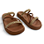 Chinelo Feminino Moleca Papete - 5469.321 - Marrom - Imagem 3