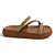 Chinelo Feminino Moleca Papete - 5469.321 - Marrom - Imagem 1