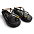 Sandália Feminina Vizzano Flatform - 6492.338 - Preto - Imagem 3