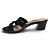 Tamanco Feminino Beira Rio Salto Bloco - 8246.1220 - Preto - Imagem 2