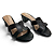 Tamanco Feminino Beira Rio Salto Bloco - 8246.1220 - Preto - Imagem 3