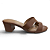 Tamanco Feminino Beira Rio Salto Bloco - 8246.1220 - Marrom - Imagem 1