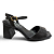 Sandália Feminina Piccadilly Salto Grosso - 626060-33 - Preto - Imagem 1