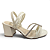 Sandália Feminina Dakota Salto Bloco - DB705 - Branco Off - Imagem 1