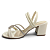 Sandália Feminina Dakota Salto Bloco - DB705 - Branco Off - Imagem 2