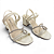 Sandália Feminina Dakota Salto Bloco - DB705 - Branco Off - Imagem 3