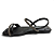 Sandália Feminina Moleca Rasteira - 5462.111 - Preto - Imagem 2