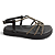Sandália Feminina Moleca Papete - 5490.231 - Preto - Imagem 1