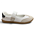 Tênis Feminino Moleca Mary Jane - 5605.592 - Branco-Cinza-Preto - Imagem 1