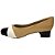 Sapato Feminino Piccadilly Scarpin - 141106-1 -  Pele-Vnz Preto-Np Branco - Imagem 2