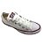 Tênis Unissex Converse Cano Baixo Chuck Taylor All Star - CT00010001 - Branco/Branco/Marinho - Imagem 3