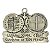 Sacramental Medalha das Duas Cruzes - Níquel - Imagem 1