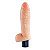 Pênis com Escroto em Cyberkin 16x4cm e Vibração Multivelocidade - Coleção Lovetoys - Absoloo - Imagem 1