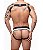 Cueca Frente Slip Atrás Jock preto e Branco - Imagem 2