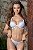 Conjunto Lingerie Branco com Detalhes Guipper Tam P - Yaffa - Imagem 1