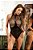 Body luxo de vinil com tule - Imagem 1