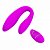 Vibrador Para Casais com 12 Modos de Vibração e Controle Wireless - PRETTY LOVE LETITIA - Imagem 3
