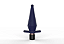 Plug Anal Luxe Vibro Dust - Triangular - Topo Toys - Imagem 3