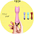 Vibrador Mini Cat 10 Vibrações Recarregável - Kitty - Topo Toys - Imagem 2